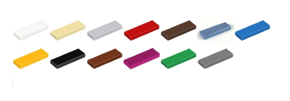 LEGO Tile 1 x 3 (63864) Bulk Lot - Choice of Color and Quantity | eBay