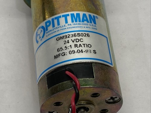 Ametek GM9236S026 Pittman Gearmotor 65.5:1 Ratio 24VDC - Picture 5 of 5