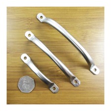 STAINLESS STEEL EXTERNAL SHED / DOOR / GATE HANDLE *3 SIZES* WEATHER RESISTANT