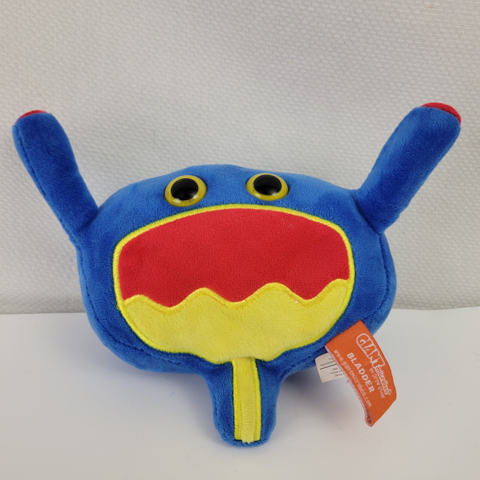 Giant Microbes Bladder Plush Organ Toy with Urethra 8x6x3 Inches