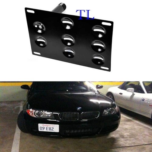 Front Bumper Tow Hook License Plate Mount Bracket For BMW 3 4 X4 i3