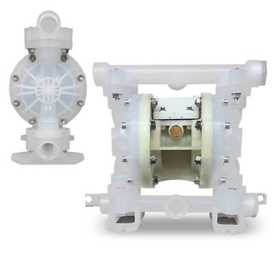 Chemical Air-Operated Double Diaphragm Pump Industrial 0.5inch Inlet & Outlet