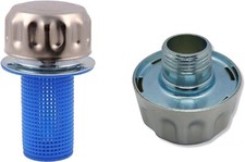 Hydraulic Tank Filler Breather Cap with Strainer, BSP 1", 304 Stainless Steel 