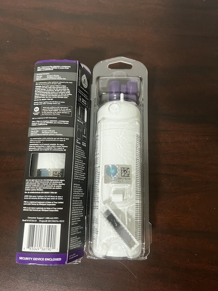 New Genuine OEM Whirlpool Refrigerator EveryDrop 1 Water Filter