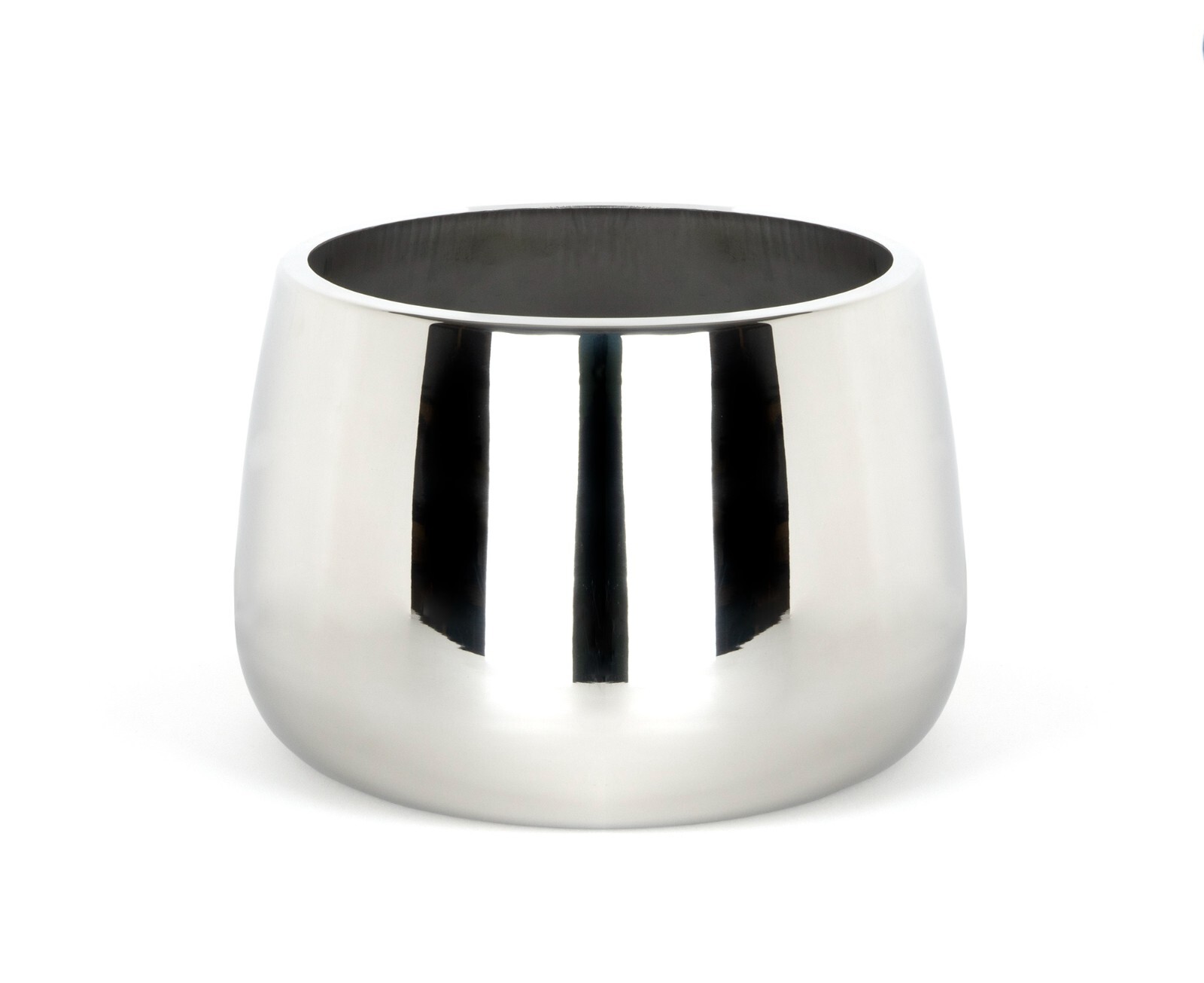 From The Anvil 51325 Polished Marine SS (316) 28cm Hepworth Pot (Drainage holes)