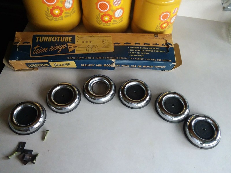 Vintage Trim Rings Saxon Turbotube TR-2000 Incomplete USA