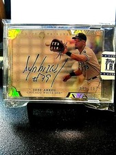 2015 JOSE ABREU #45/189 TOPPS TRIBUTE ON CARD 