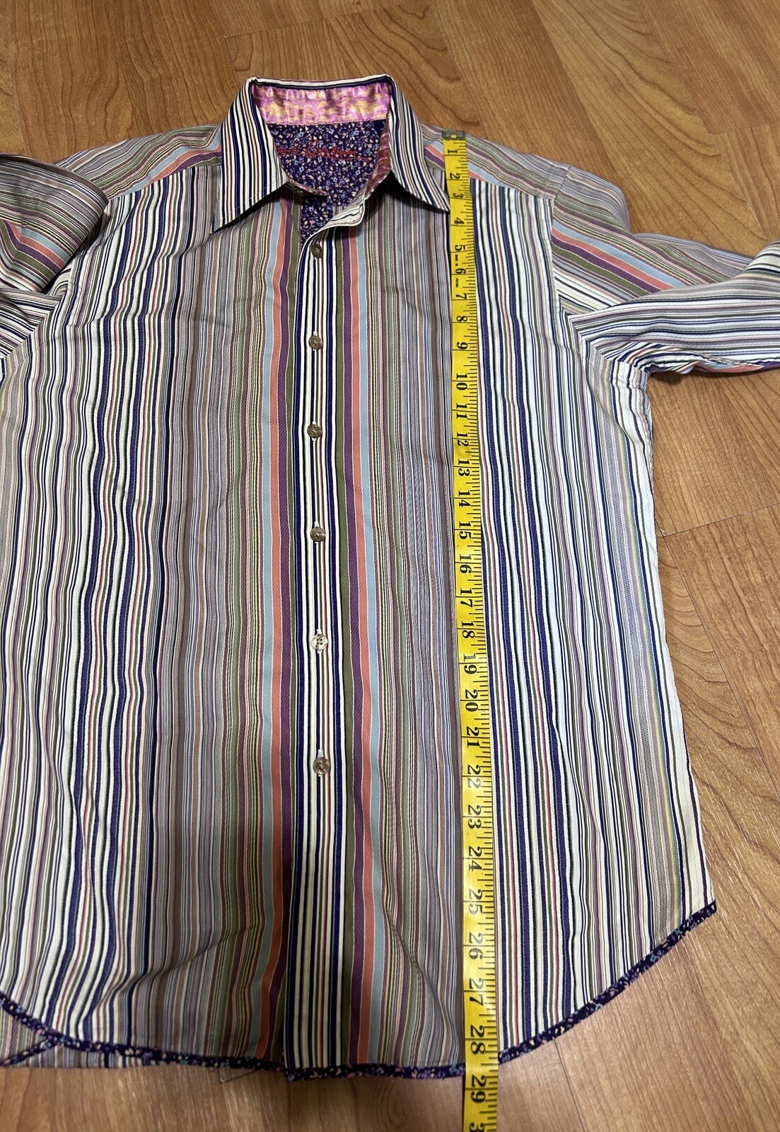 Robert Graham Collared Button Down Striped Long S… - image 13
