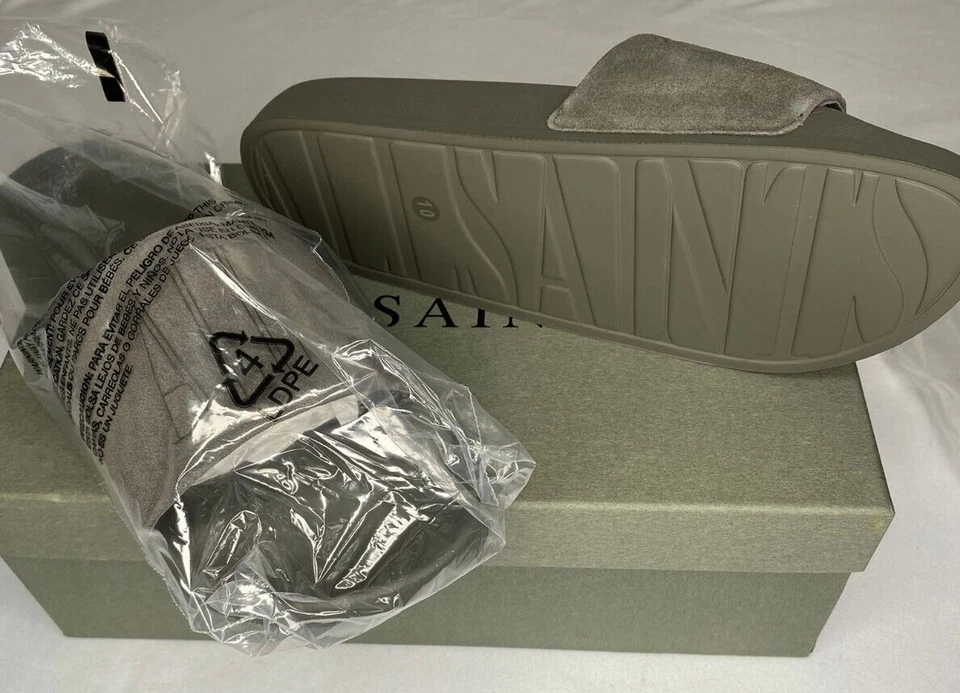 Новые без ценников женские замшевые туфли AllSaints Sunland размер США 10M (ЕС 43) (Великобритания 9) темно-серые - Изображение 4 из 4