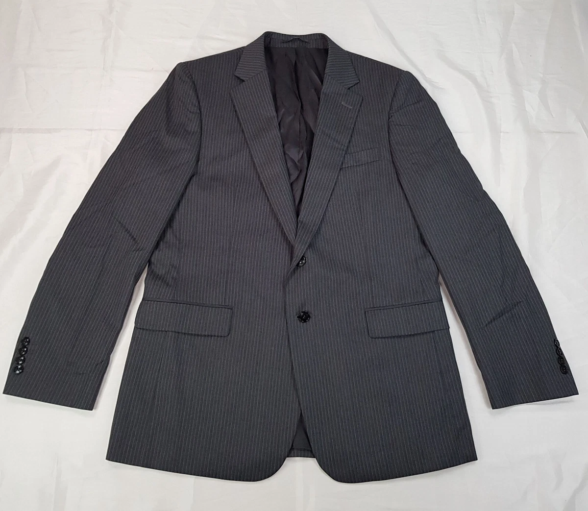 Costume Jaeger Gris Foncé Taille UK 36L - Neuf Avec étiquettes, Coupe Moderne, 2 Pièces