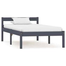 Kiefernholz Massiv Bettgestell Holzbett Bett Futonbett mehrere Auswahl vidaXL