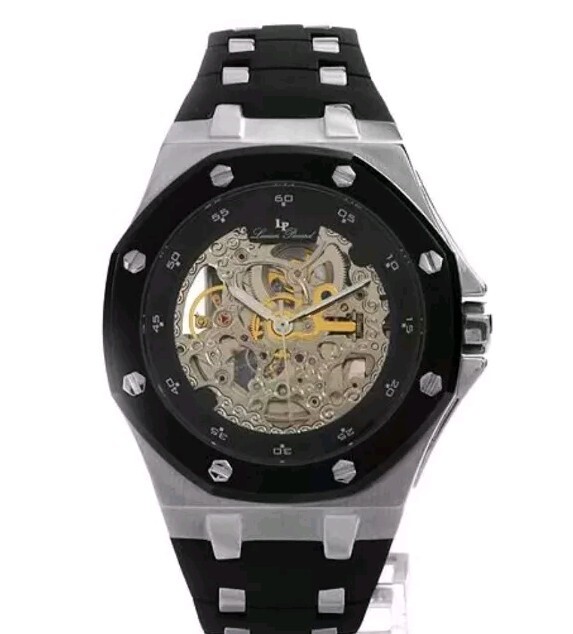 Lucien Piccard 28586TRANS Skeleton Sport Mens Watch | eBay