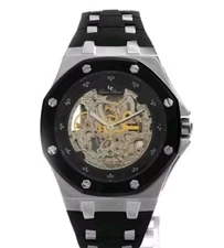 Lucien Piccard 28586TRANS Skeleton Sport Mens Watch