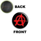 PINS PIN PIN BROOCH 2.5 CM 25 MM ANARCHY ANARCHY LOGO