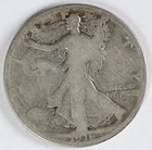 1916 S Walking Liberty Half Dollar