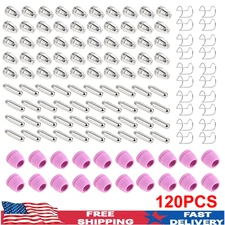 120pcs Plasma Cutter Torch Consumables Kit 60Amp for SG-55, AG-60, WSD-60 CUT50