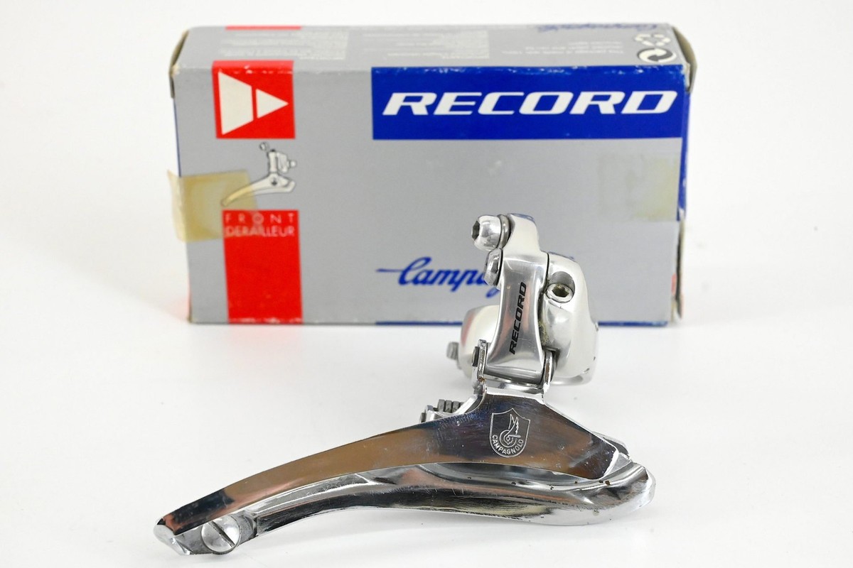 CAMPAGNOLO Record チタン フロントディレイラー CAMPAGNOLO「「カンパニョーロ」 RECORD TITANIUM フロント