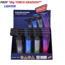 2 Prof Pipe Angled Lighter BIG TOUCH GRADIENT Windproof Flame Refillable Lighter