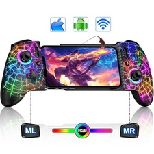 Dynamic Light Wireless Mobile Gaming Controller for iPhone/Android Joysticks