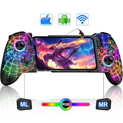 Dynamic Light Wireless Mobile Gaming Controller for iPhone/Android Joysticks