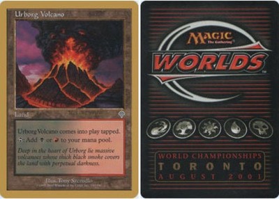 Urborg Volcano - Tom van de Logt - 2001 ~ Heavily Played World Championship T MT