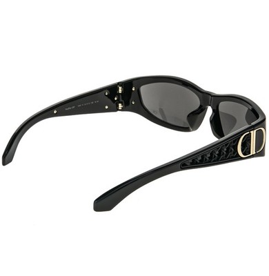 CHRISTIAN DIOR VERY VERYDIOR Black Cannage S3F Visor Mask