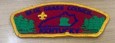 Vintage BSA Blue Grass Council Kentucky Shoulder Patch Boy Scouts