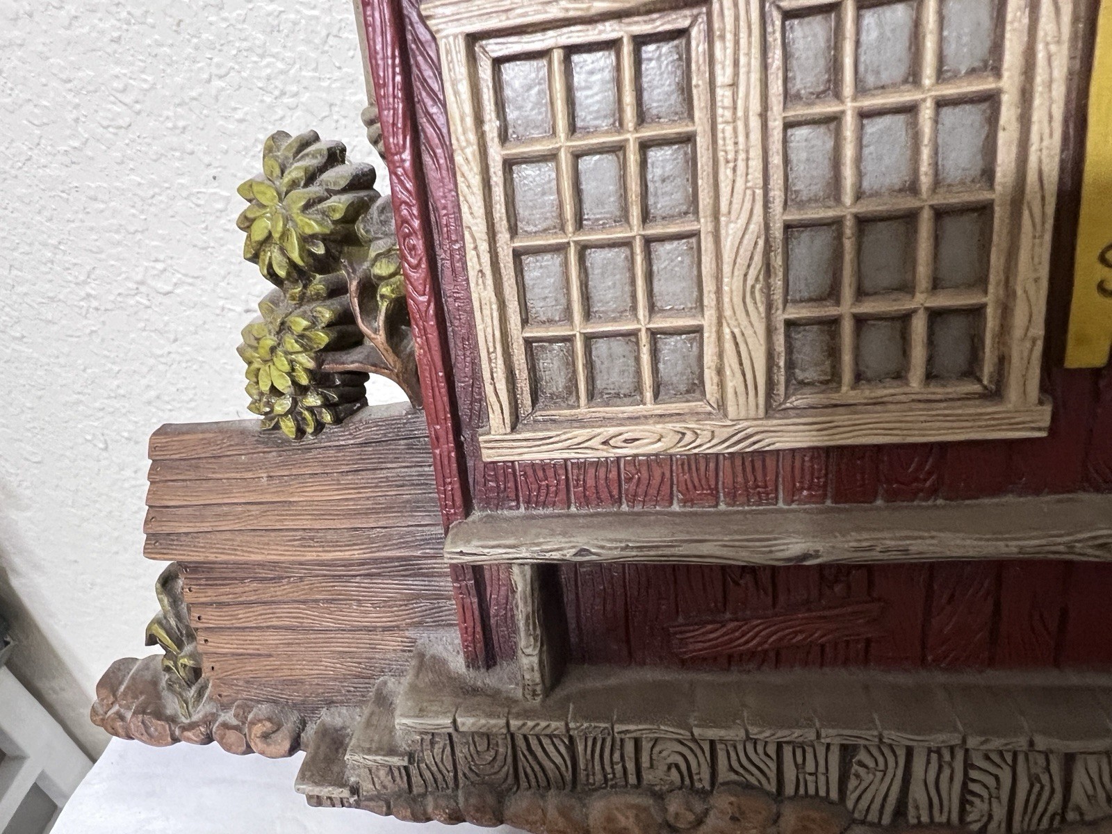 Vtg Burwood Products 1332 Western Gunsmith Cooperage Storefront Hanging Plaque