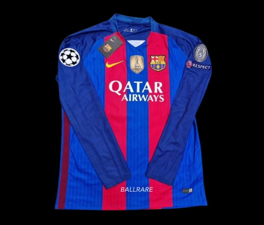 messi barcelona jersey long sleeve products for sale | eBay