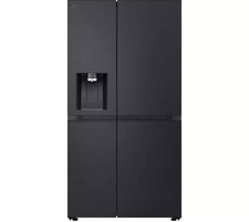 Image of LG NatureFRESH GSLE91EVAB Fridge Freezer - Essence Black Steel - REFURB-B