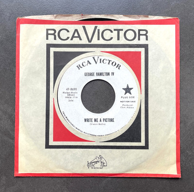 7'' George Hamilton IV - Write Me A Picture - US RCA Promo