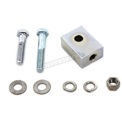 V-Twin Manufacturing Bates Chrome Headlamp Mounting Block - 31-0288