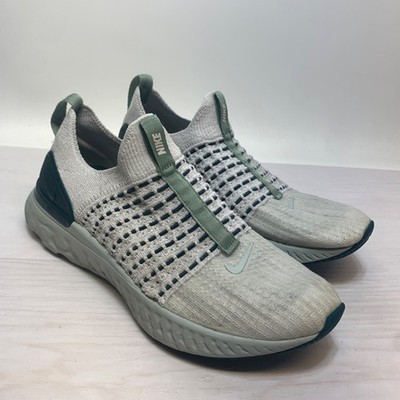 Womens Size 9 Nike React Phantom Run 2 White Teal Running Shoes DO6698-001