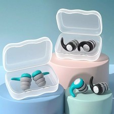 3Pair Waterproof Swimming Diving Ear Plugs Kids Adults Silicone Sports Reuseable