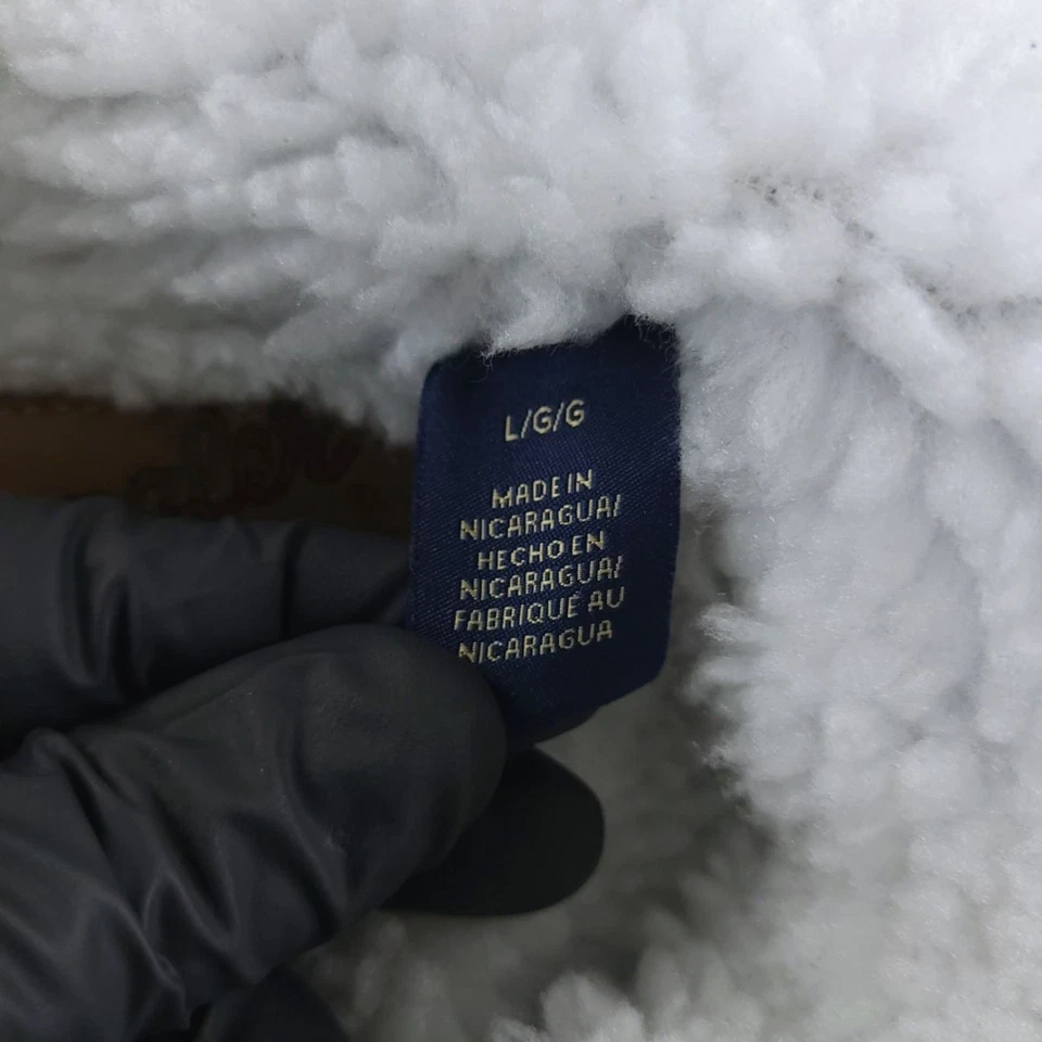 Colete Wrangler Denim Masculino L Azul Sherpa Forrado Western Ranch Cowboy Caminhoneiro Vintage - Imagem 4 de 4