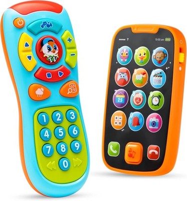 JOYIN Musikalische Spielzeuge für Babies, Baby Telefon Spielzeug Handy, 2 pc ...