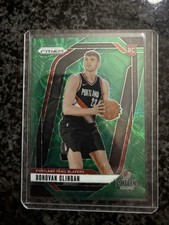 Donovan Clingan Rookie #/8 Green Scope 2024-25 Panini Prizm Basketball #221