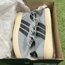 adidas Barreda Decode Men's Gray Black Suede Sneaker Size 9.5 JR3518