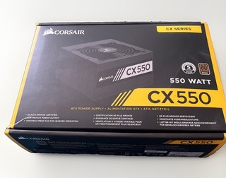 Corsair CX550 550W Power Supply PSU 80 PLUS Bronze Black Sleeved Cables Tested