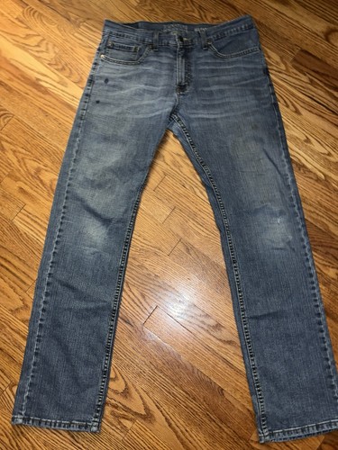 Signature by Levi Strauss & Co. Men's Relaxed Fit Straight Blue Denim Jeans