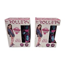 Two New Madd Gear Rollers Light Up Heel Roller Skates No Batteries Needed Pink