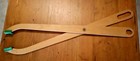 Vintage 27" Wooden Laundry Tongs Reaching Pick Up Grabbers Tool — photo 1
