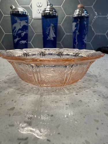 Jeannette Cherry Blossom Pink 6" Cereal Bowl Depression Glass