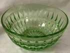 Windsor Green Cereal Bowl 5.5" Set of 2 Jeannette Glass Company
