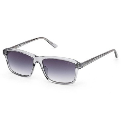 Guess Unisex Sunglasses Grey/Other Acetate Rectangular Shape Frame GU00236 5120B