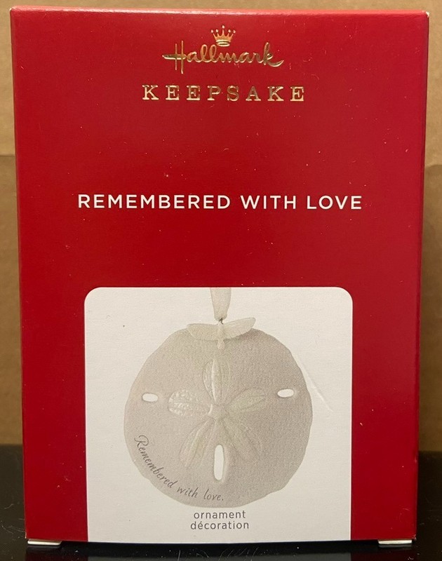 2021 Hallmark *Remembered With Love* Keepsake Ornament ~Porcelain~ Sand Doller