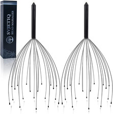 2 Pack Head Massager Scalp Massager 20 Fingers Handheld Scalp Scratcher Head Scr
