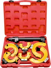 Zoomtools Macpherson Strut Coil Spring Compressor Kit Interchangeable Fork Coil 