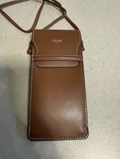 BNW Auth CELINE Sunglasses Case Crossbody BROWN, Case ONLY