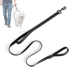 Dog Leash - Heavy Duty with 2 Padded Handles for Extra Control, 6Ft Long Dog Lea